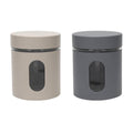 Kitchen tools storage jar sand or gray matt 0.6l