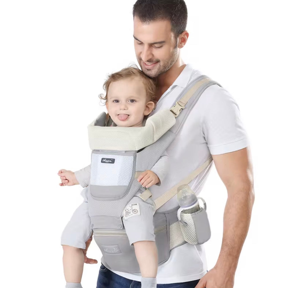 VELORA Ergonomic Baby Carrier with Hip Seat