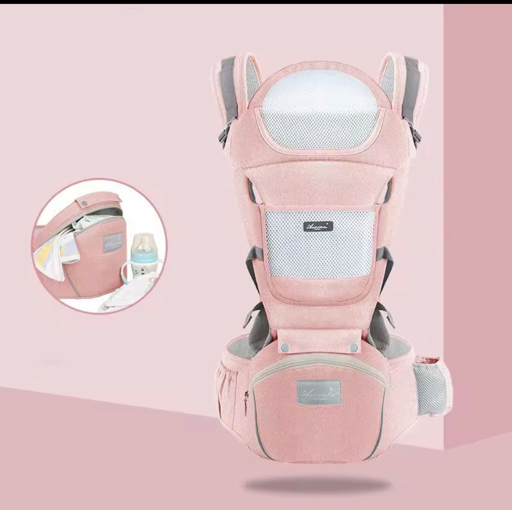 VELORA Ergonomic Baby Carrier with Hip Seat