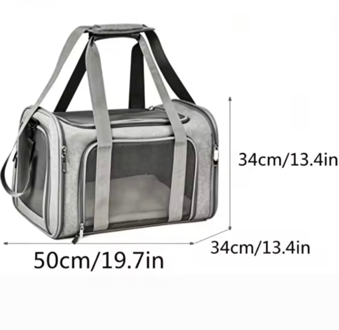 VELORA Premium Breathable Pet Carrier Bag