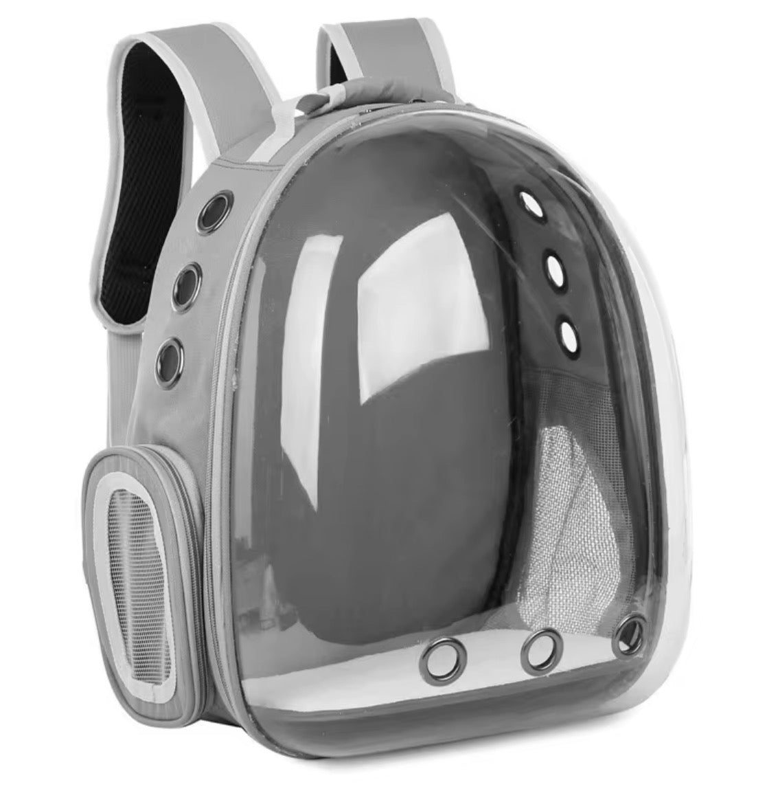 VELORA Transparent Panoramic Pet Backpack — Space Capsule