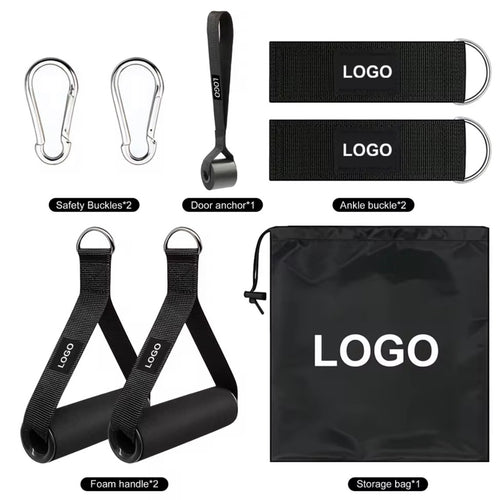 Resistance Band Kit — 8 Levels, Full Body Workout, Handles & Carry Bag