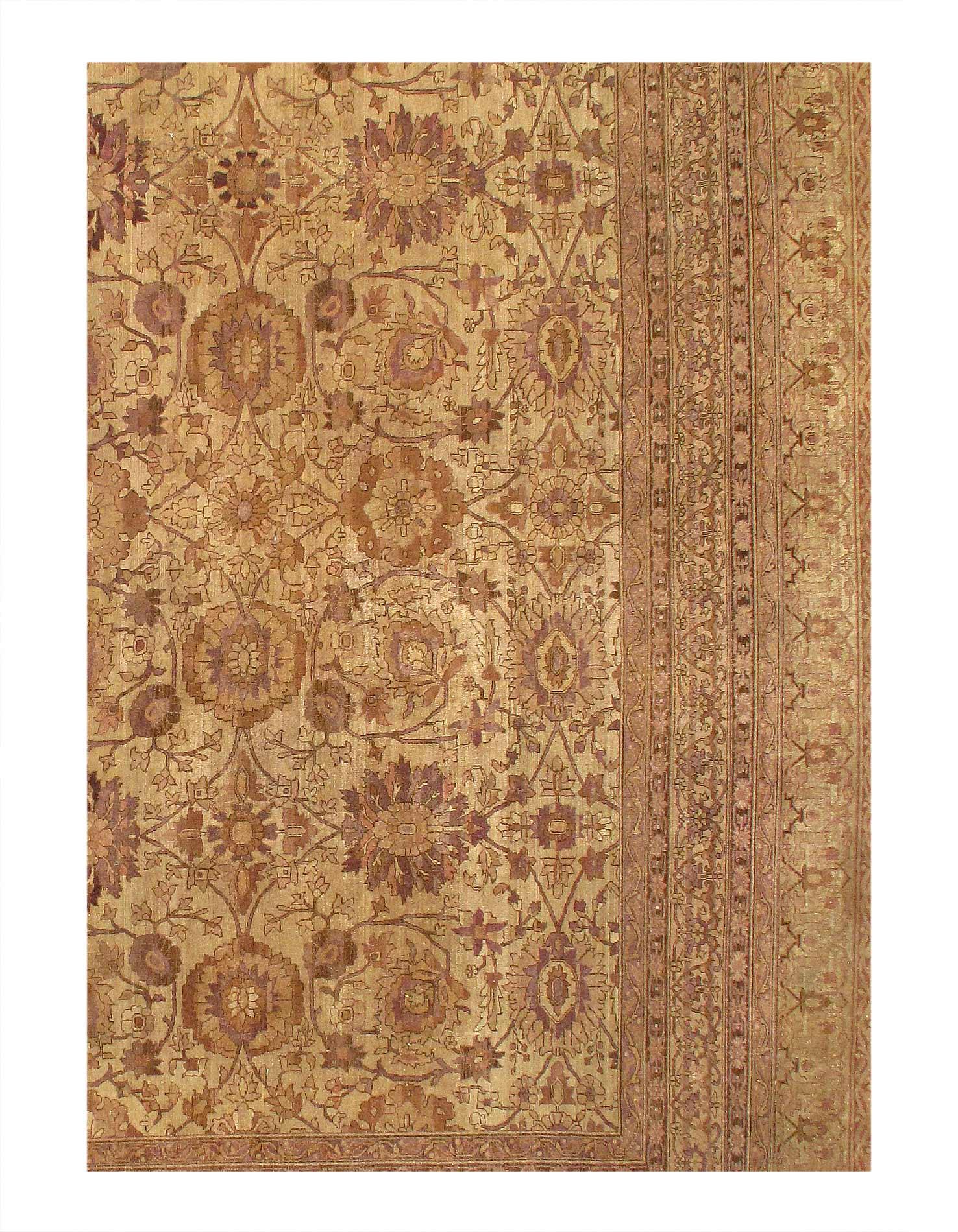 Canvello Fine Hand Antique Agra rug - 14'11'' X 17'7''