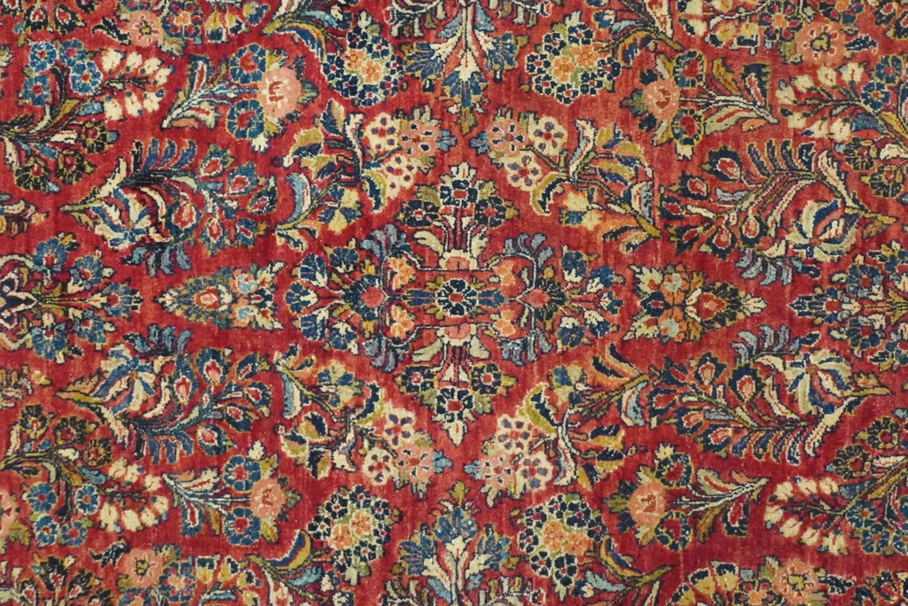 Canvello Hand Made Transitional All Over Silkroad Bakhtiary Rug - 7'8'' X 9'10''